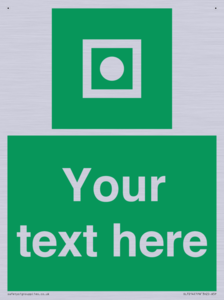 Custom sign safe condition Shipboard general alarm